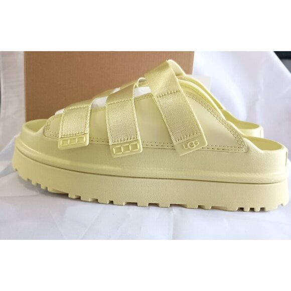 UGG Goldenglow Slide Platform Sandals NIB Women’s 10 Golden Apple - Picture 10 of 11